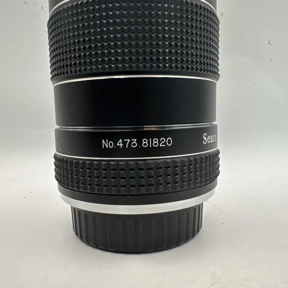 Sears Camera Lens With Macro Model 202. 737020.  F= 80 - 200mm. Made in Korea.